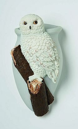 Snowy Owl Wall Vase - Squirrels and More - 1
