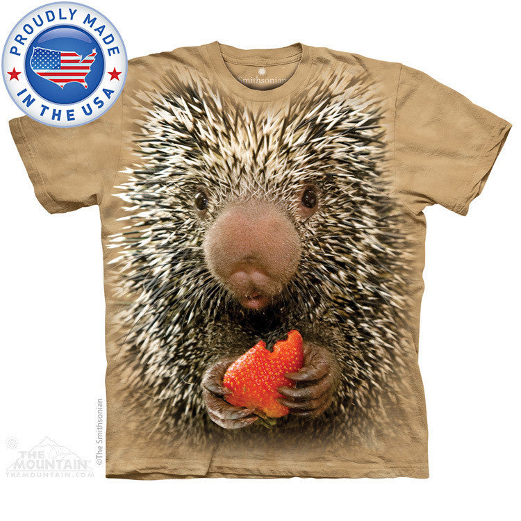 Baby Porcupine Big Face T-Shirt - Squirrels and More