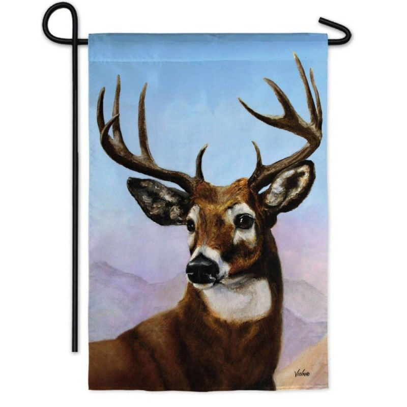 Whitetail Deer Garden Flag - Squirrels and More