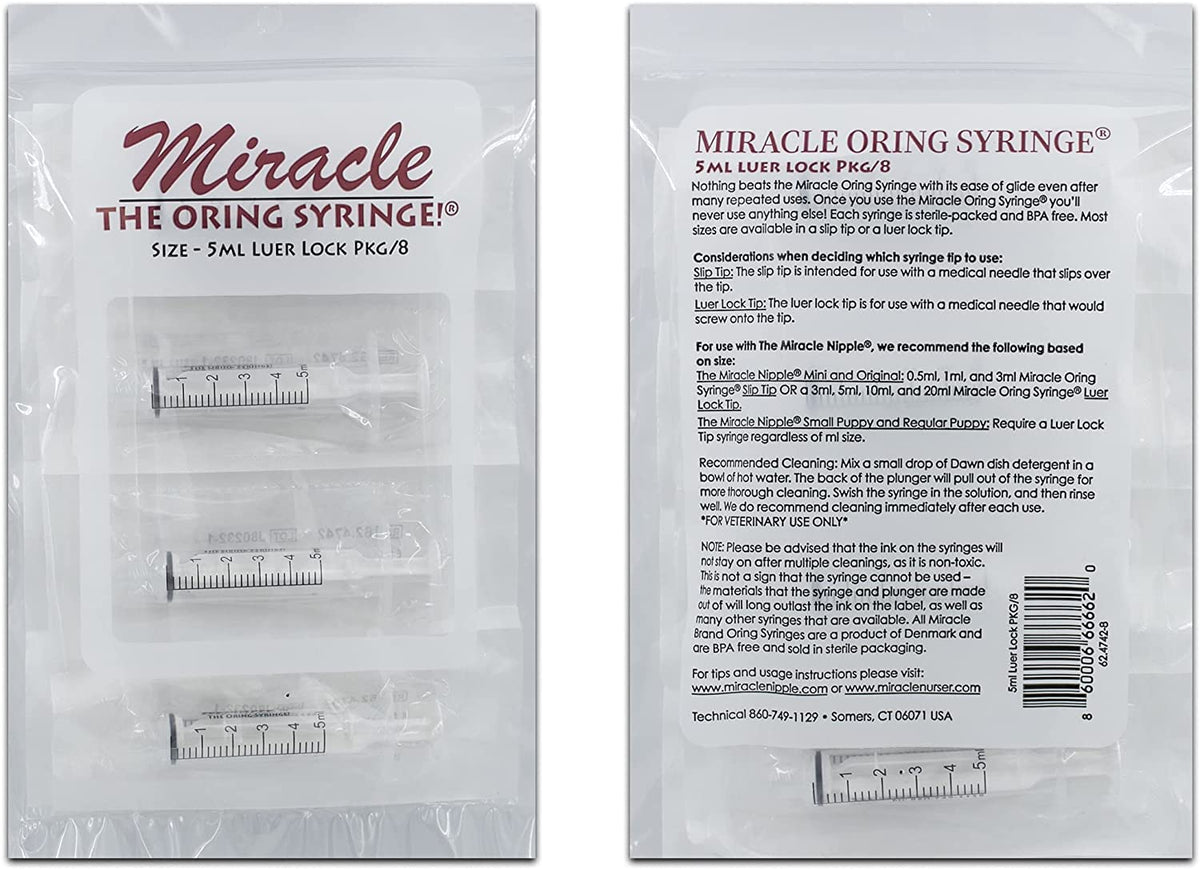 5 ml Miracle Oring Syringe Sterile