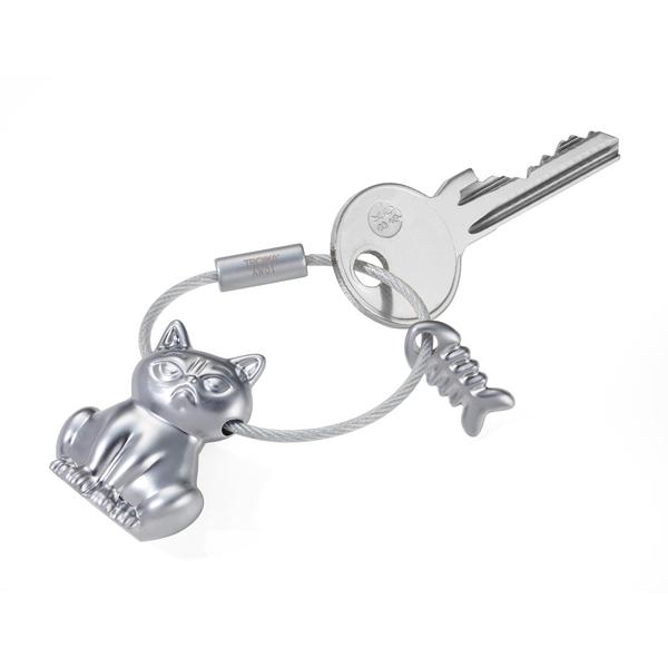 Bad Cat Keyring by Troika