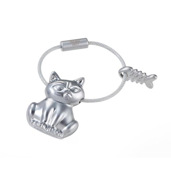 Bad Cat Keyring by Troika