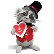 Annalee Valentine Bandit Raccoon - Squirrels and More