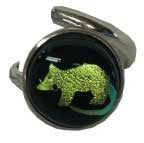 Sterling Silver and Glass Opossum Ring - Squirrels and More