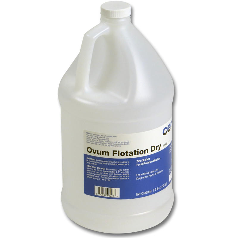 Ovum Flotation Dry for Fecal Flotation - Squirrels and More