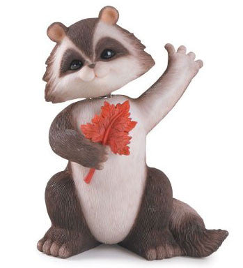 "Reginald the Raccoon" Bobble Head-Charming Tails - Squirrels and More