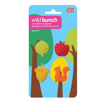 Woodland Magnets Set of 4 - Squirrels and More